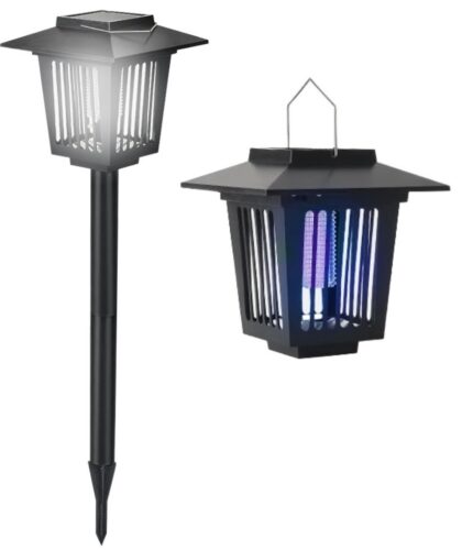 Solárne LED svietidlo Borno 57 cm proti hmyzu čierne Solárne LED svietidlo Borno 57 cm proti hmyzu čierne