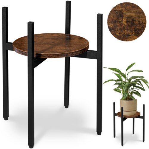 Stojan na kvety TORRE RUSTIC 40 cm hnedý/čierny Stojan na kvety TORRE RUSTIC 40 cm hnedý/čierny
