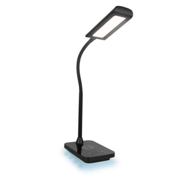 Stolná LED lampa KYLE s USB čierna