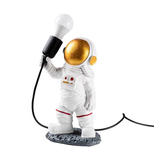 Stolná lampa Astronaut zlatá/biela Stolná lampa Astronaut zlatá/biela
