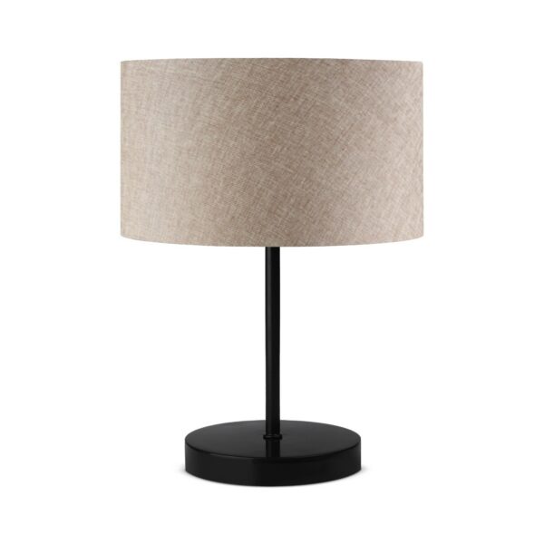 Stolná lampa Barabas béžová/čierna