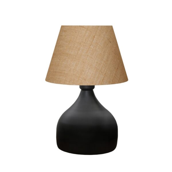 Stolná lampa Dara krémová/čierna