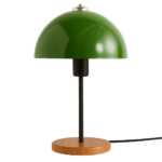 Stolná lampa Huras zelená/hnedá