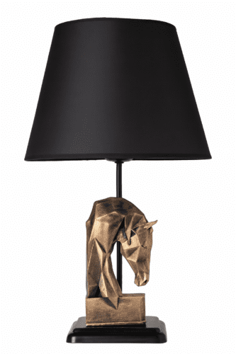 Stolná lampa Kone čierna/bronzová Stolná lampa Kone čierna/bronzová