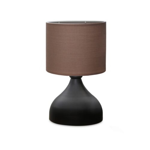 Stolná lampa Mija čierna/hnedá Stolná lampa Mija čierna/hnedá