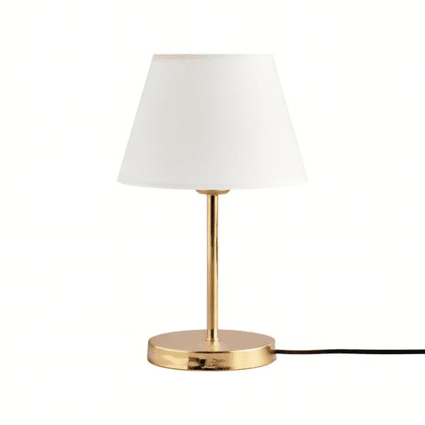 Stolná lampa Shade II biela/zlatá