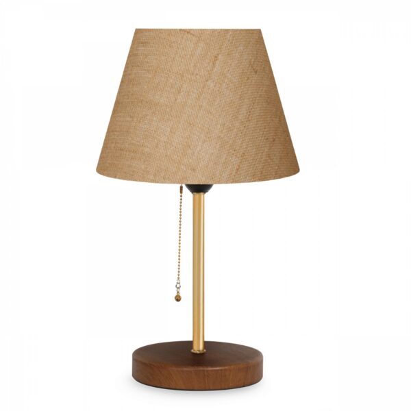 Stolná lampa Wena krémová/zlatá/hnedá