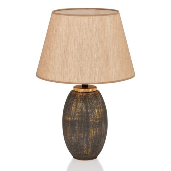 Stolová lampa Elev hnedá/zlatá