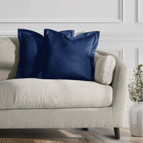 Súprava 2 ks obliečok na vankúše AmeliaHome Velvet Side indigová Súprava 2 ks obliečok na vankúše AmeliaHome Velvet Side indigová