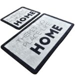 Súprava 2 kusov kúpeľňových predložiek Like Home čierna/biela
