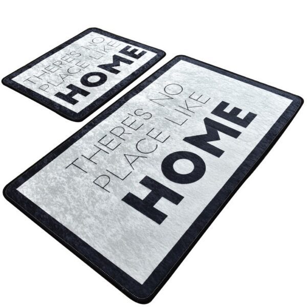 Súprava 2 kusov kúpeľňových predložiek Like Home čierna/biela