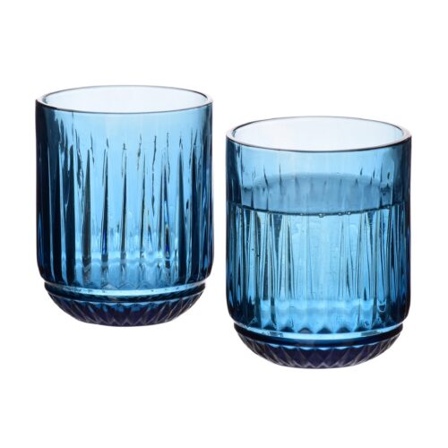 Súprava 4 ks pohárov ELISE 260 ml modrá Súprava 4 ks pohárov ELISE 260 ml modrá