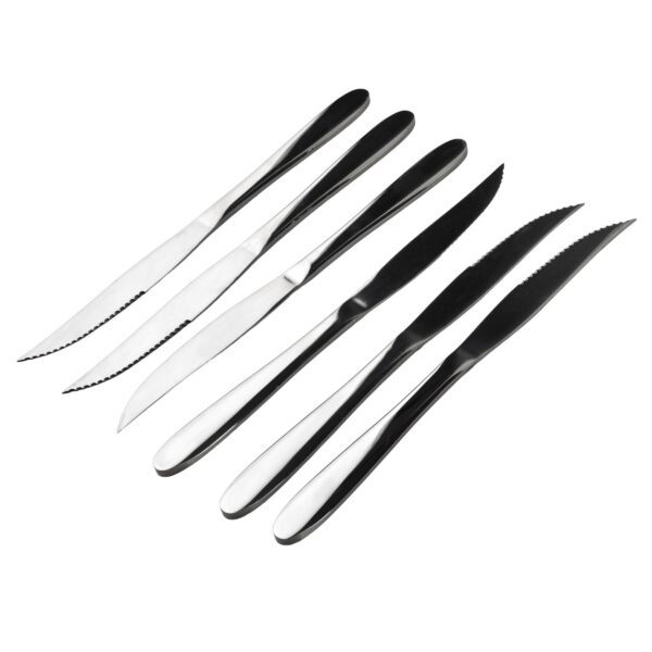 Súprava 6 ks steakových nožov ORCHID 23 cm nerezová oceľ