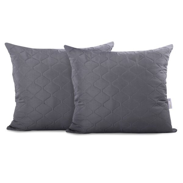 Súprava obliečok na vankúš AXEL 2 ks 40x40 cm antracitová