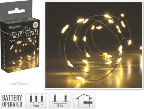 Svetelná LED reťaz Jared 90 cm teplá biela Svetelná LED reťaz Jared 90 cm teplá biela