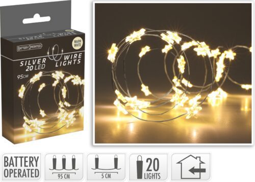 Svetelná LED reťaz Tobie 95 cm teplá biela Svetelná LED reťaz Tobie 95 cm teplá biela