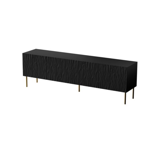 TV skrinka Jungle 190 cm čierna/zlatá TV skrinka Jungle 190 cm čierna/zlatá