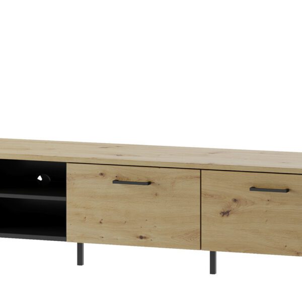 TV stolík Lucas II 25 155 cm dub Artisan/čierny