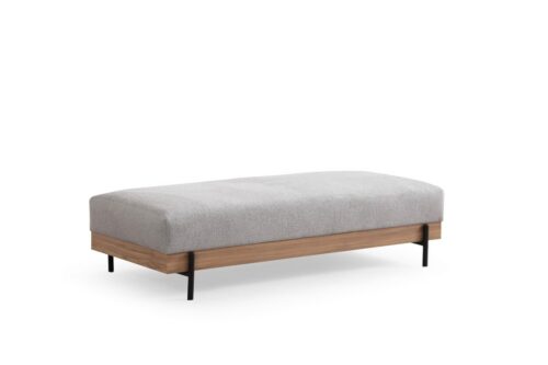 Taburet ETI 158 cm sivý/dub prírodný Taburet ETI 158 cm sivý/dub prírodný