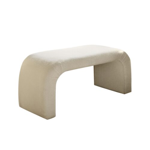 Taburet NU BENCH Teddy biely Taburet NU BENCH Teddy biely