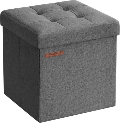 Taburet s úložným priestorom Nestro 30 cm sivý Taburet s úložným priestorom Nestro 30 cm sivý