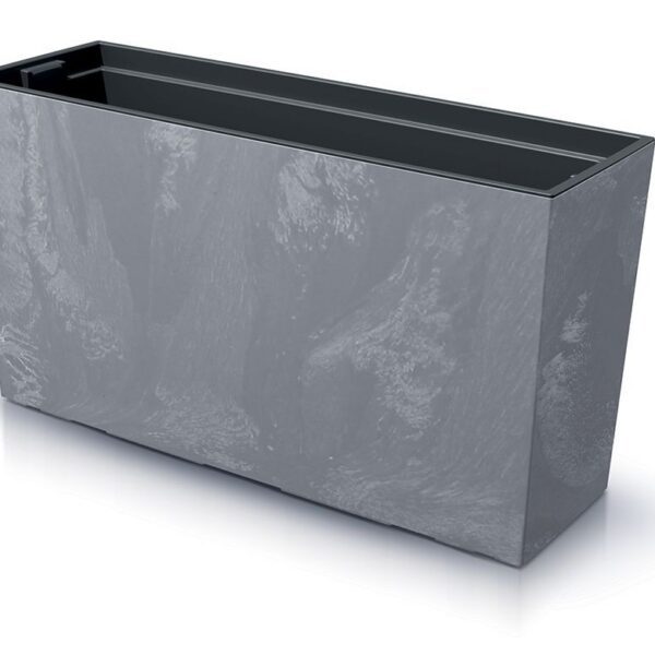 Truhlík s vkladom CORBI II 77 cm tmavosivý