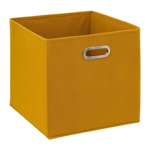 Úložný box Textília 31x31 cm horčicovo žltý Úložný box Textília 31x31 cm horčicovo žltý
