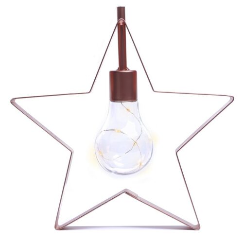 Vianočná LED lampa STAR červená Vianočná LED lampa STAR červená