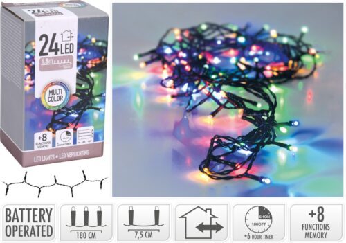 Vianočná LED reťaz GUR 180 cm viacfarebná Vianočná LED reťaz GUR 180 cm viacfarebná