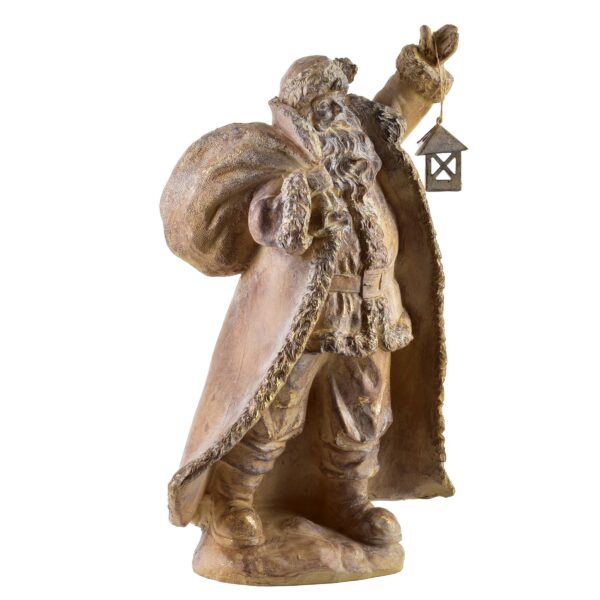 Vianočná figúrka svätý Mikuláš Santa Lila 41 cm hnedá