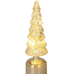 Vianočné LED svetelné dekorácie Karter 36 cm strieborná/teplá biela
