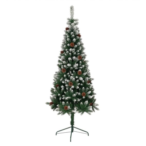 Vianočný stromček so šiškami NATALE 220 cm zelený