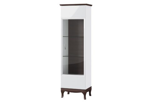 Vitrína Massimo 11 62 cm pravá biela/mocca Vitrína Massimo 11 62 cm pravá biela/mocca