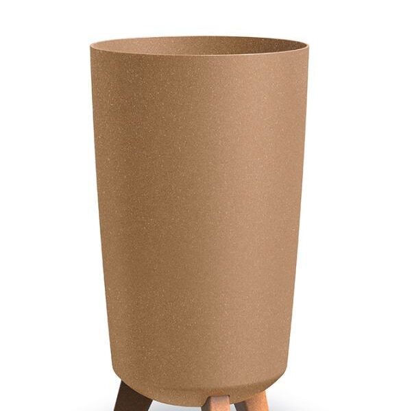 Vysoký kvetináč GRACIE TUBA SLIMECO prírodný