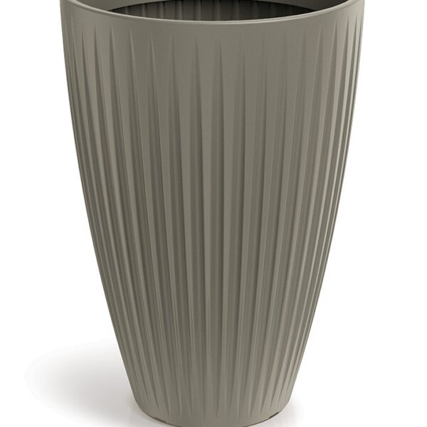 Vysoký kvetináč LATIE ROUND II 40 cm moka