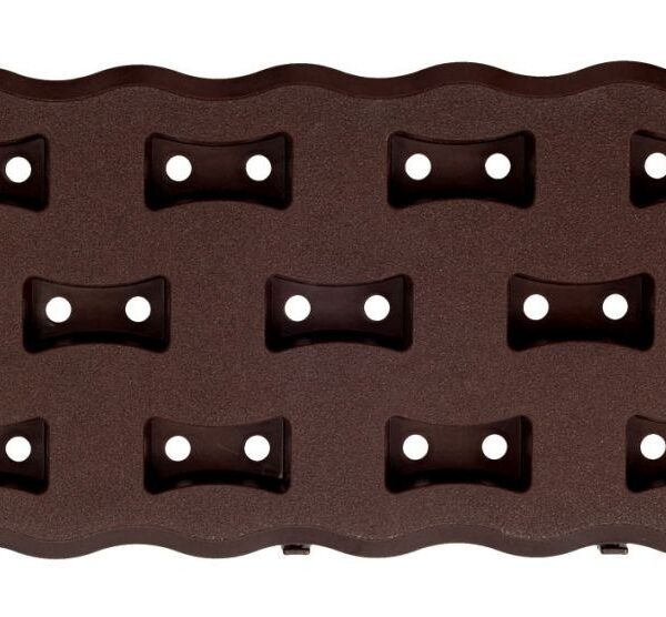 Záhonový chodník Dog 60x20 cm tmavohnedý