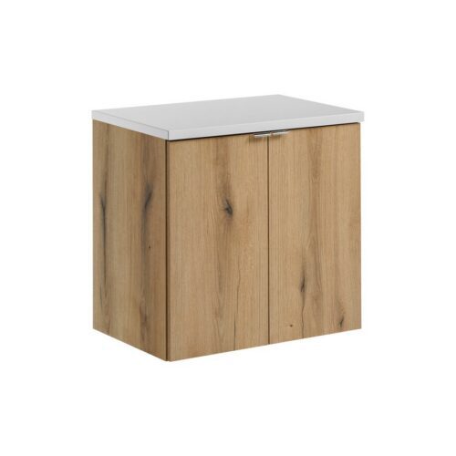 Závesná skrinka Nova Oak II s doskou 60 cm dub evoke/biela Závesná skrinka Nova Oak II s doskou 60 cm dub evoke/biela