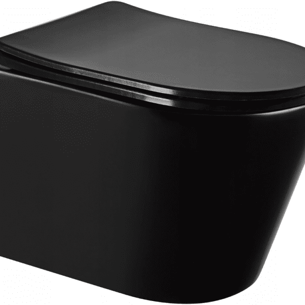 Závesný WC set MEXEN RICO 35 cm s doskou v2 čierny