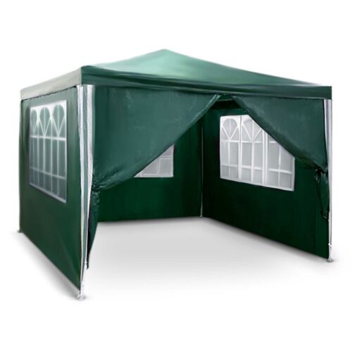 Zelený záhradný pavilón 3x3m PLONOS 4935 Zelený záhradný pavilón 3x3m PLONOS 4935