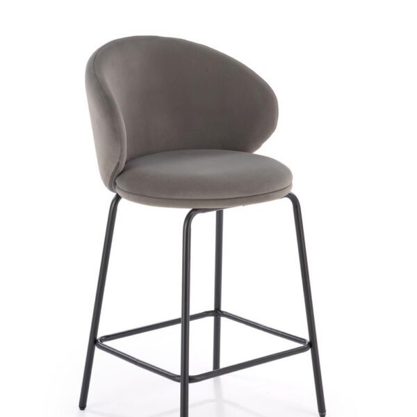 Barová stolička Cayden H121 popolavo sivá