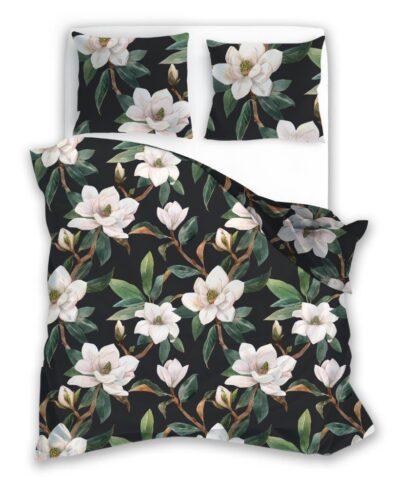 Bavlnené obliečky Flovery 005 220x200 cm +2x 70x80 cm tmavozelené Bavlnené obliečky Flovery 005 220x200 cm +2x 70x80 cm tmavozelené