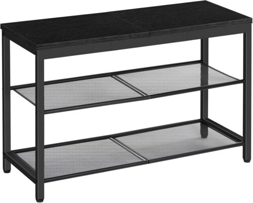Botník s lavicou Vasagle Arvel 75 cm čierny Botník s lavicou Vasagle Arvel 75 cm čierny