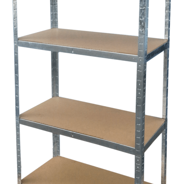 Dílenský regál OKO s 4 policemi 90x40x180 bílý/hnědý