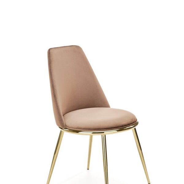 Dizajnová stolička GLAMOUR K460 béžová