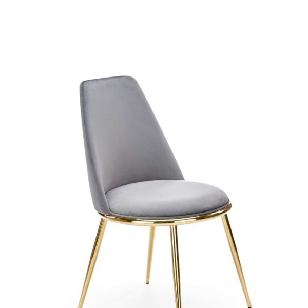 Dizajnová stolička GLAMOUR K460 sivá