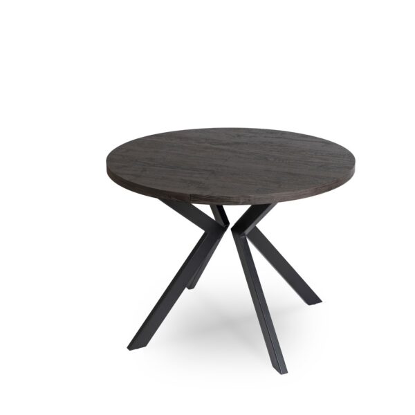 Jedálenský rozkladací stôl LUKAS 100/250 cm čierny