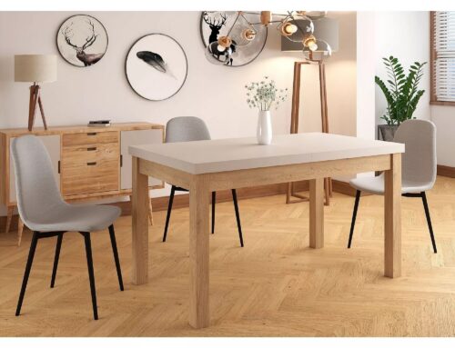 Jedálenský stôl Presto 140/218 cm kašmír/dub cremona torro Jedálenský stôl Presto 140/218 cm kašmír/dub cremona torro