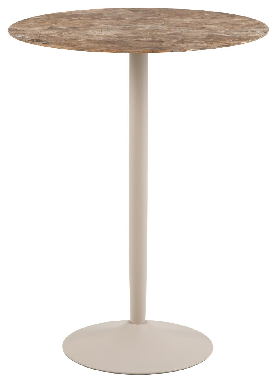 Keramický barový stôl Malta 105 cm béžový mramor Keramický barový stôl Malta 105 cm béžový mramor