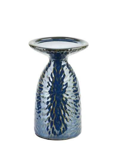 Keramický svietnik YARINE BLUE 16 Keramický svietnik YARINE BLUE 16