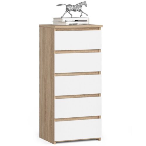 Komoda CL5 40 cm dub sonoma/bílá Komoda CL5 40 cm dub sonoma/bílá